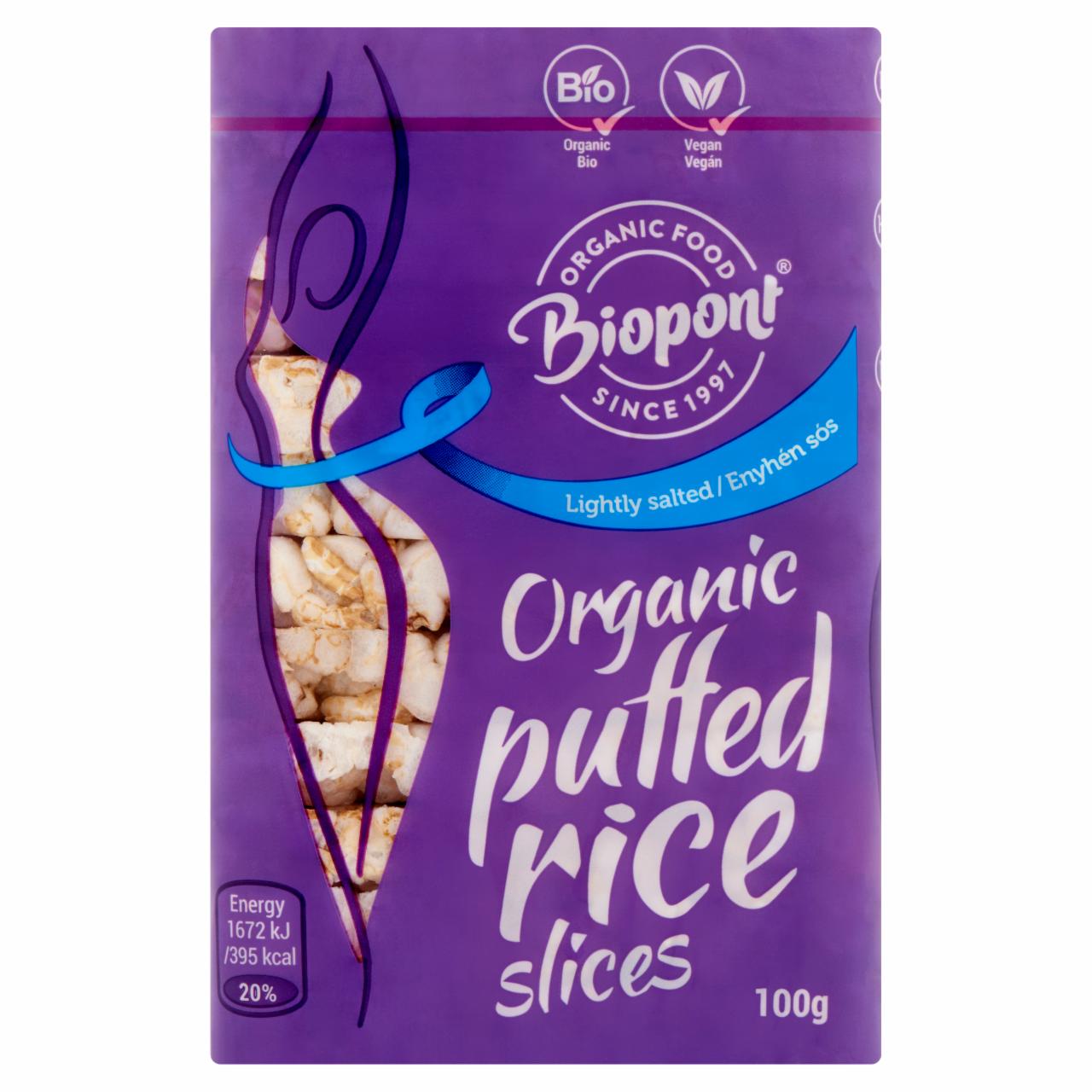 Képek - Biopont BIO enyhén sózott puffasztott rizsszelet 100 g