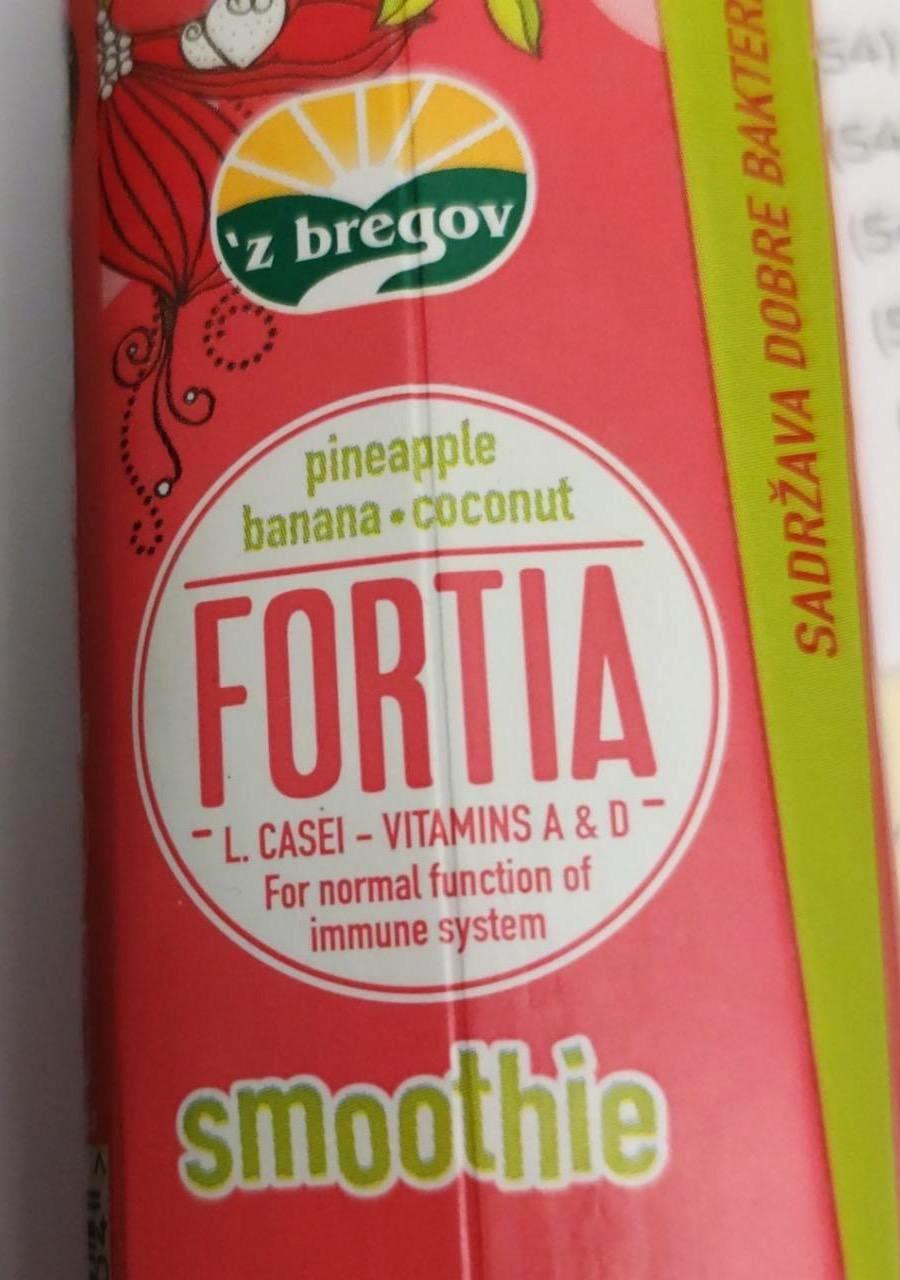 Képek - Fortia smoothie pineapple banana coconut 'z bregov