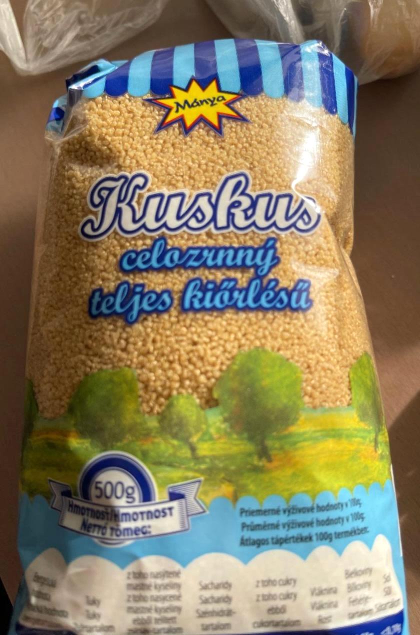 Képek - Teljes kiőrlésű kuszkusz Mánya