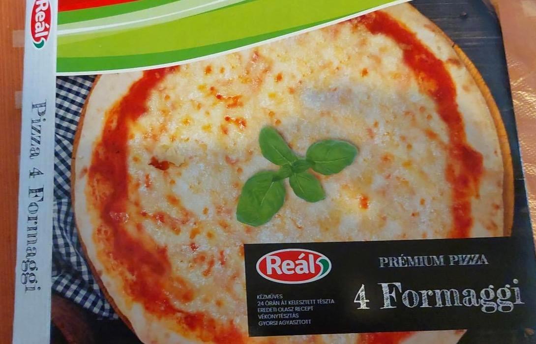 Képek - Kézműves, elősütött pizza 4 fajta sajttal, gyorsfagyasztott Reál