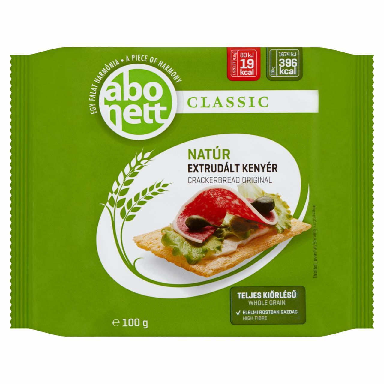 Képek - Abonett Classic natúr extrudált kenyér 100 g