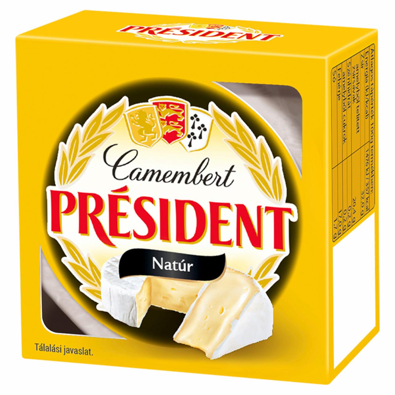 Képek - Natúr camembert sajt Président