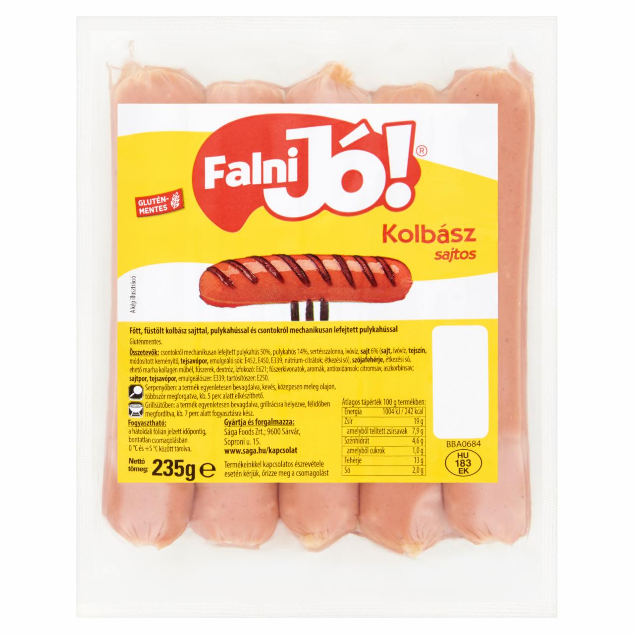 Képek - Falni jó! sajtos kolbász 235 g