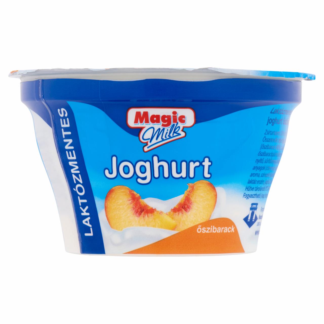 Képek - Magic Milk laktózmentes élőflórás joghurt őszibarackkal 150 g