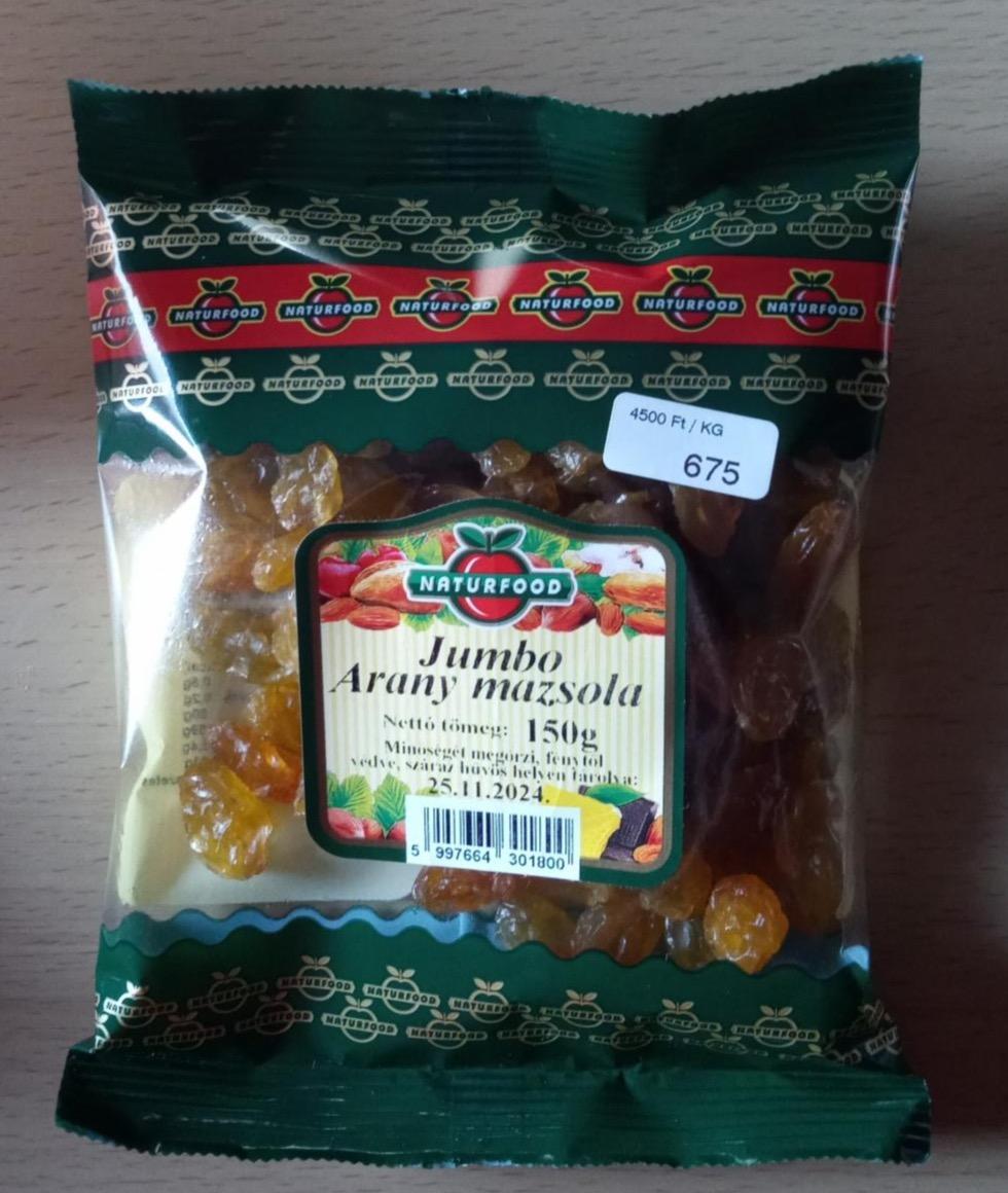 Képek - Jumbo Arany mazsola Naturfood