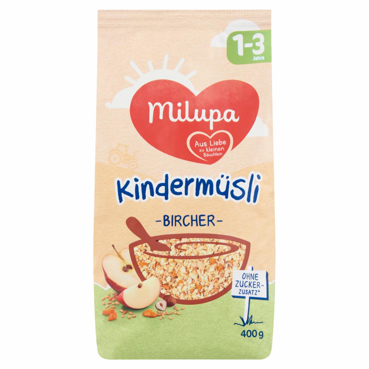 Képek - Milupa Bircher müzli gyerekeknek 1 éves kortól 400 g