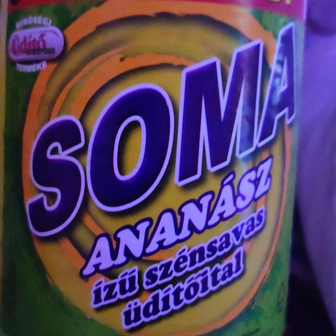 Képek - Soma ananász ízű szénsavas üdítőital