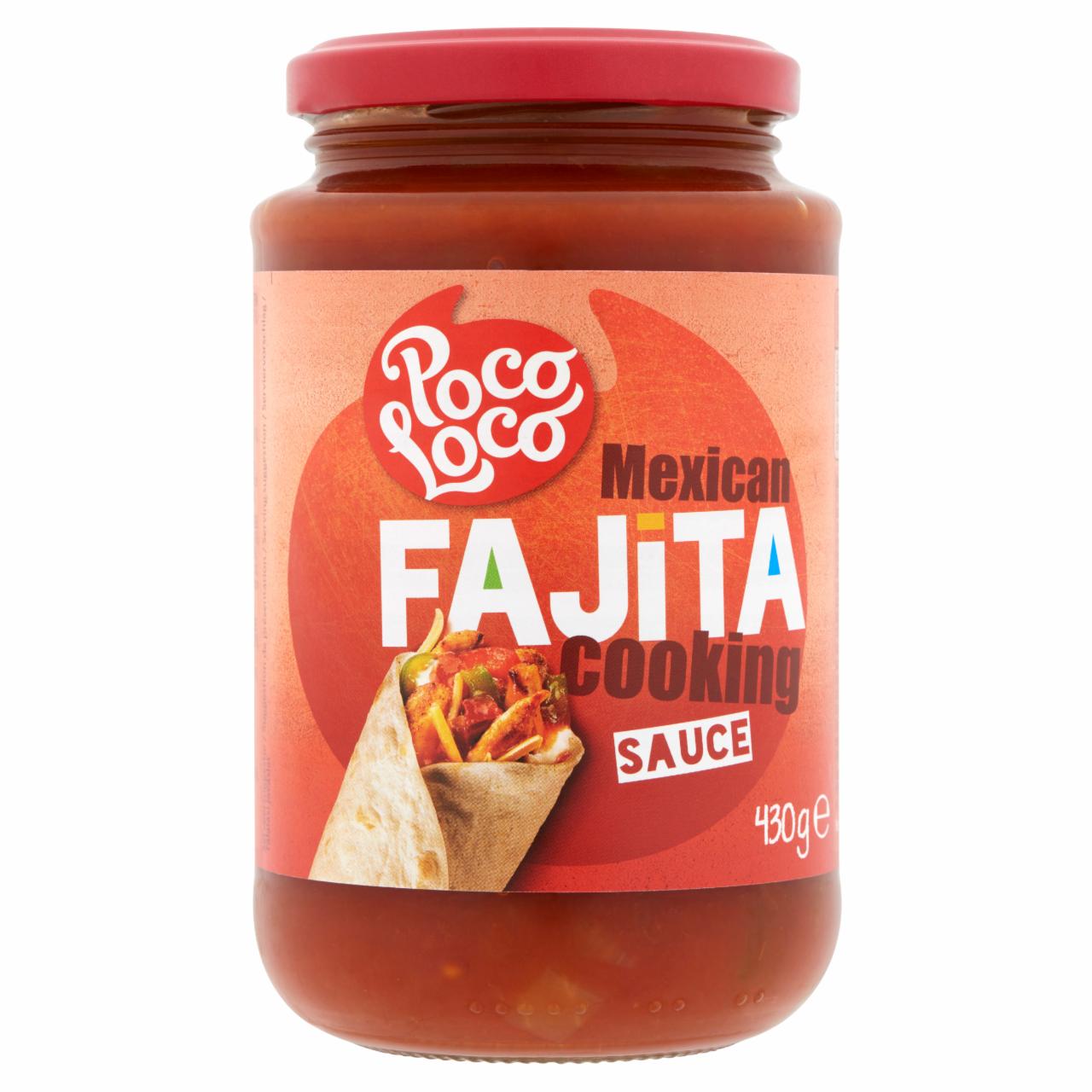 Képek - Poco Loco Fajita fűszerezett zöldséges paradicsomszósz 430 g