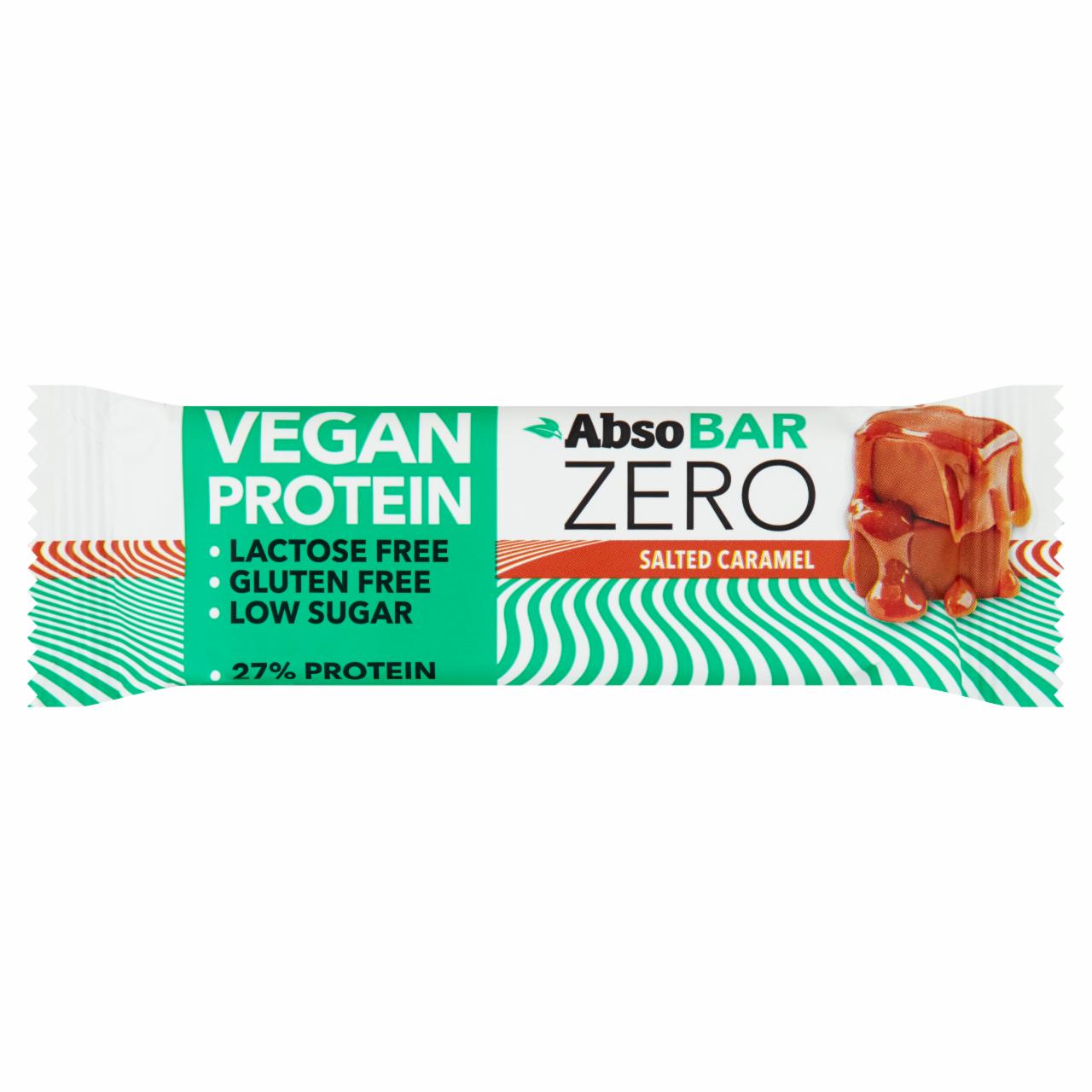 Képek - Absobar Zero sós karamella ízesítésű magas fehérjetartalmú szelet édesítőszerekkel 40 g