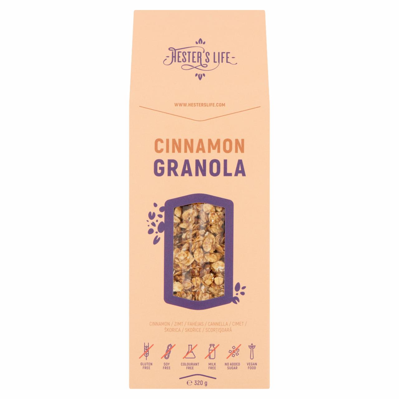 Képek - Hester's Life fahéjas granola 320 g