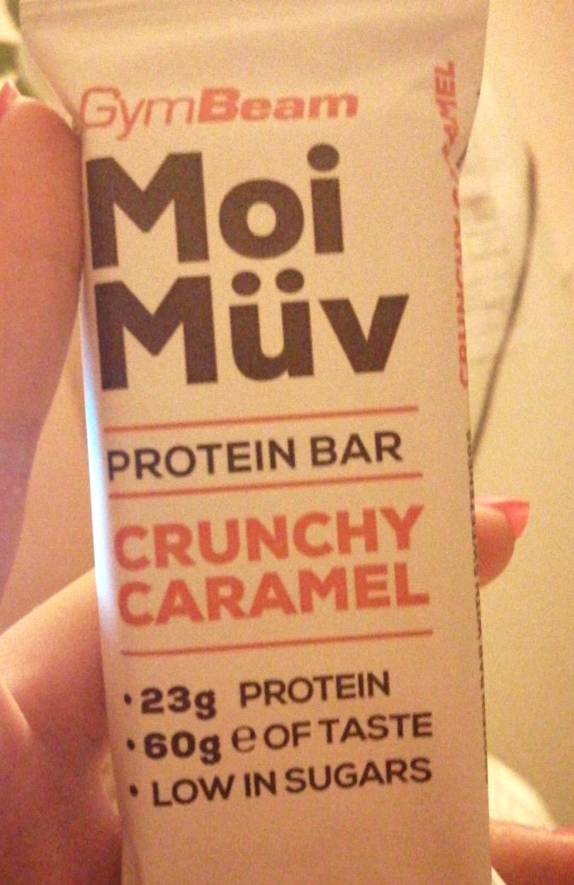 Képek - Moi müv protein szelet Crunchy caramel GymBeam