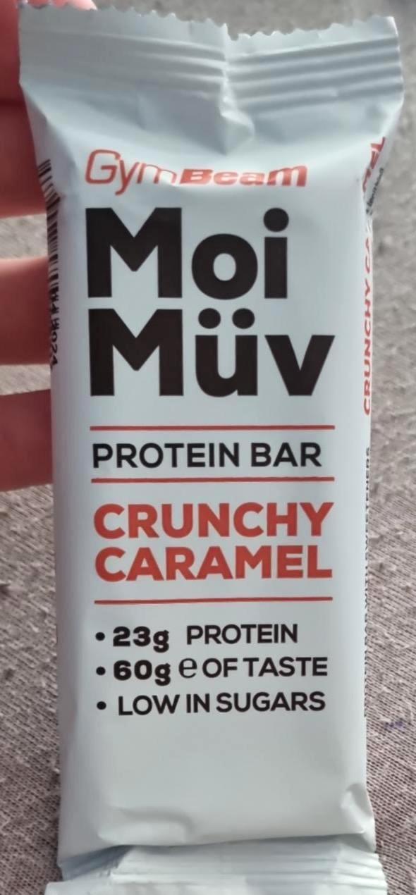 Képek - Moi müv protein szelet Crunchy caramel GymBeam