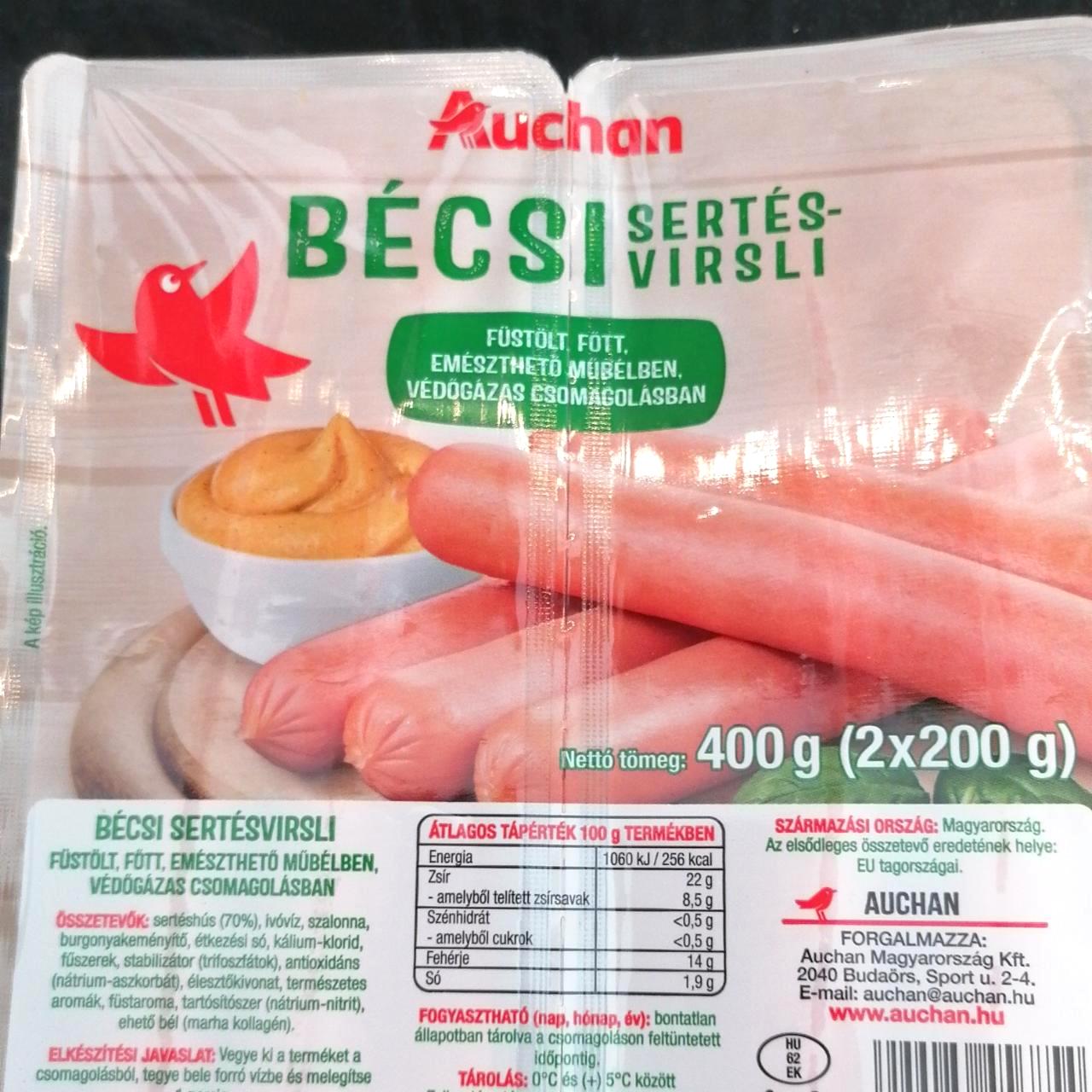 Képek - Bécsi sertés virsli Auchan