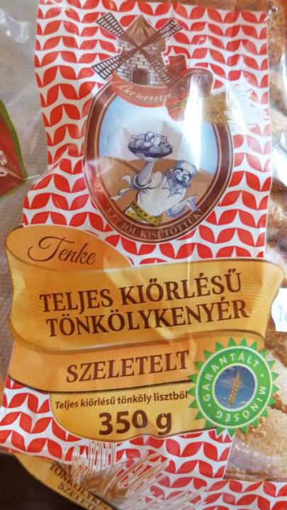 Képek - Teljes kiőrlésű tönkölykenyér, szeletelt Tenke