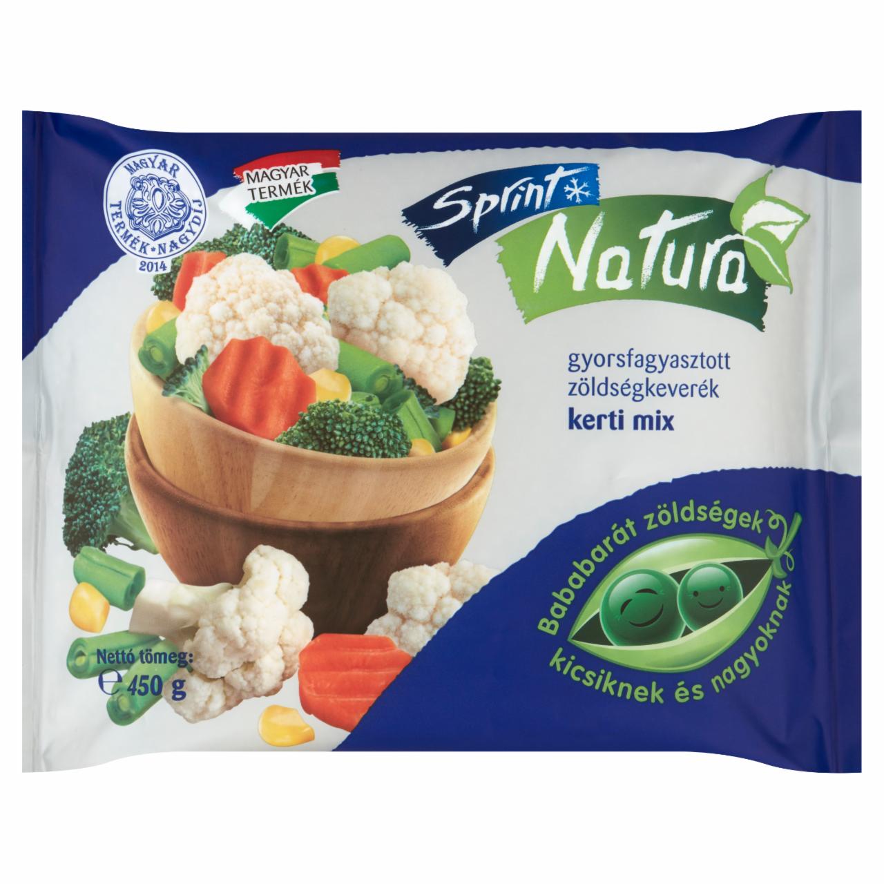 Képek - Sprint Natura gyorsfagyasztott kerti mix zöldségkeverék 450 g