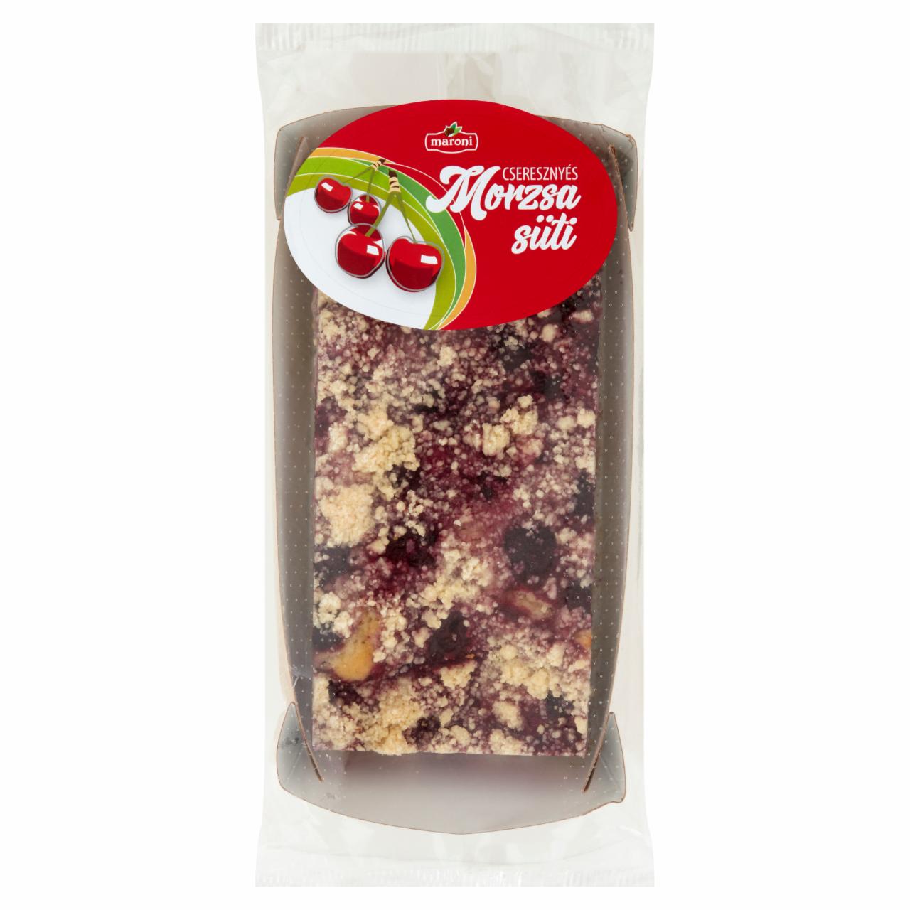 Képek - Maroni gyorsfagyasztott cseresznyés morzsasüti 300 g