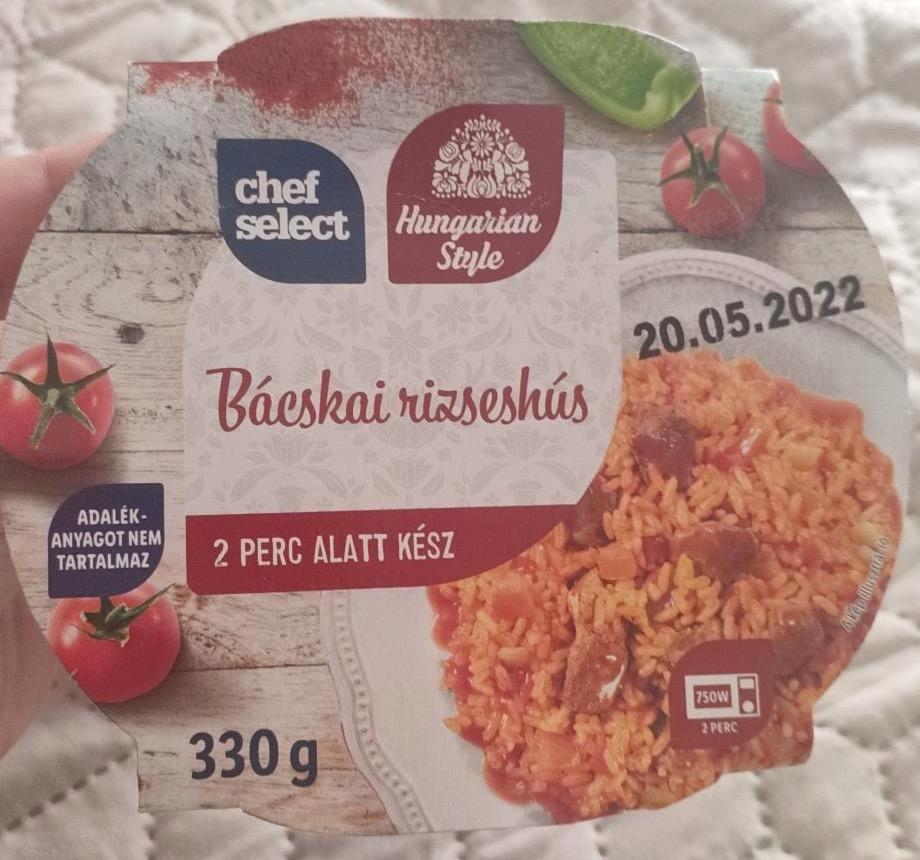 Képek - Bácskai rizseshús Chef select