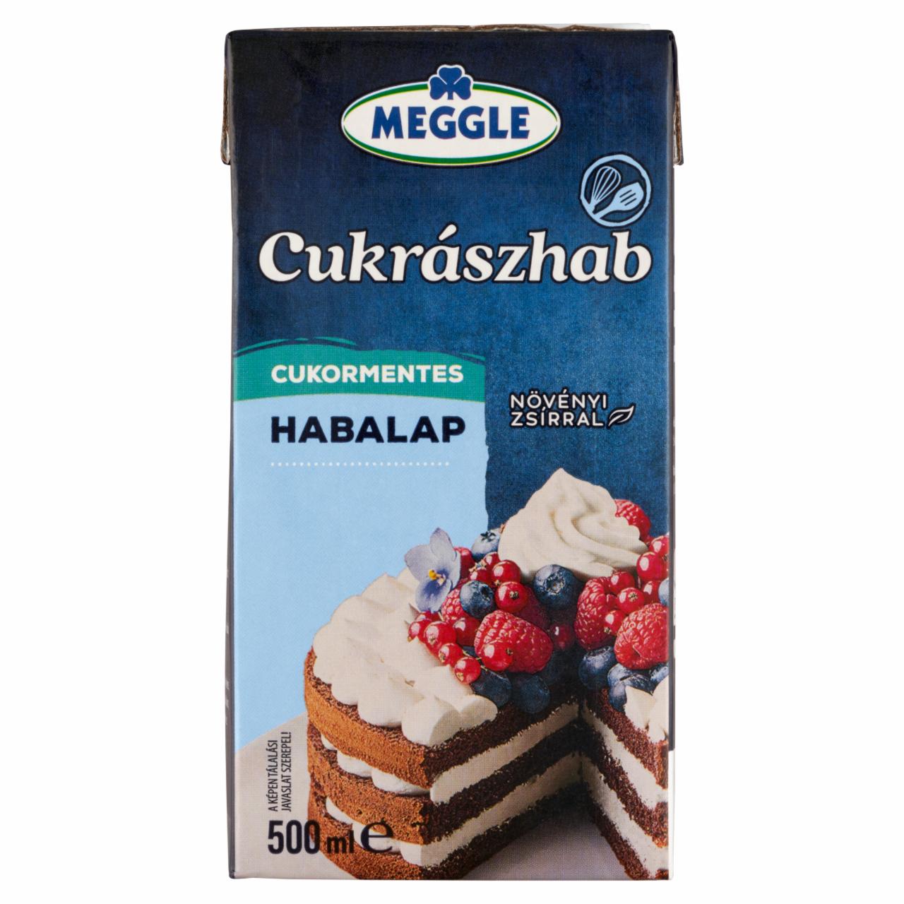 Képek - Meggle Cukrászhab UHT cukormentes habalap 500 ml