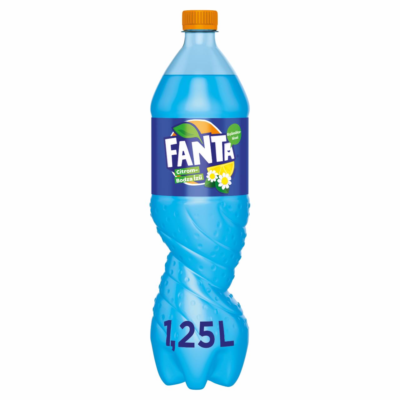 Képek - Fanta citrom-bodza ízű szénsavas üdítőital 1,25 l