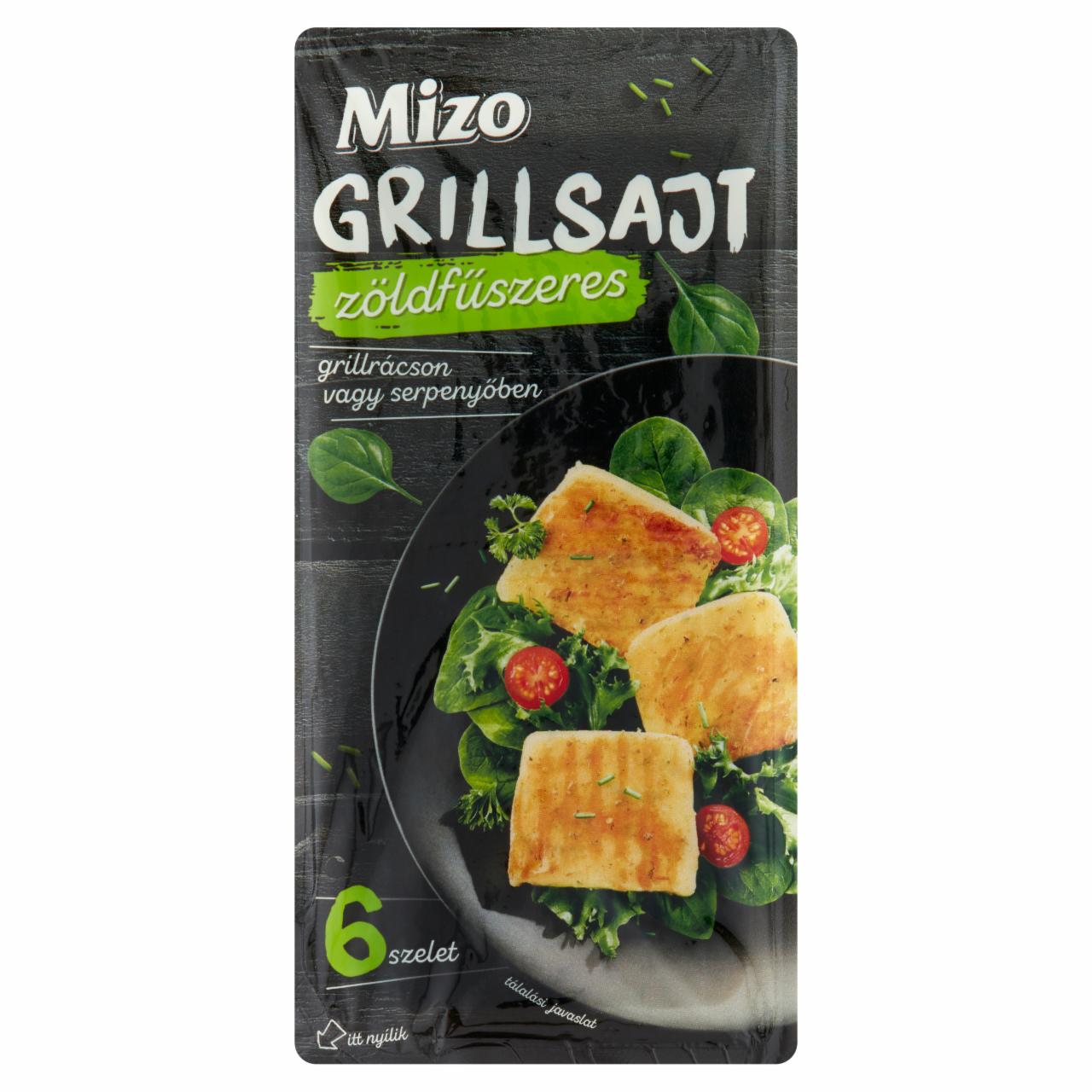 Képek - Mizo zöldfűszeres darabolt grillsajt 6 db 465 g