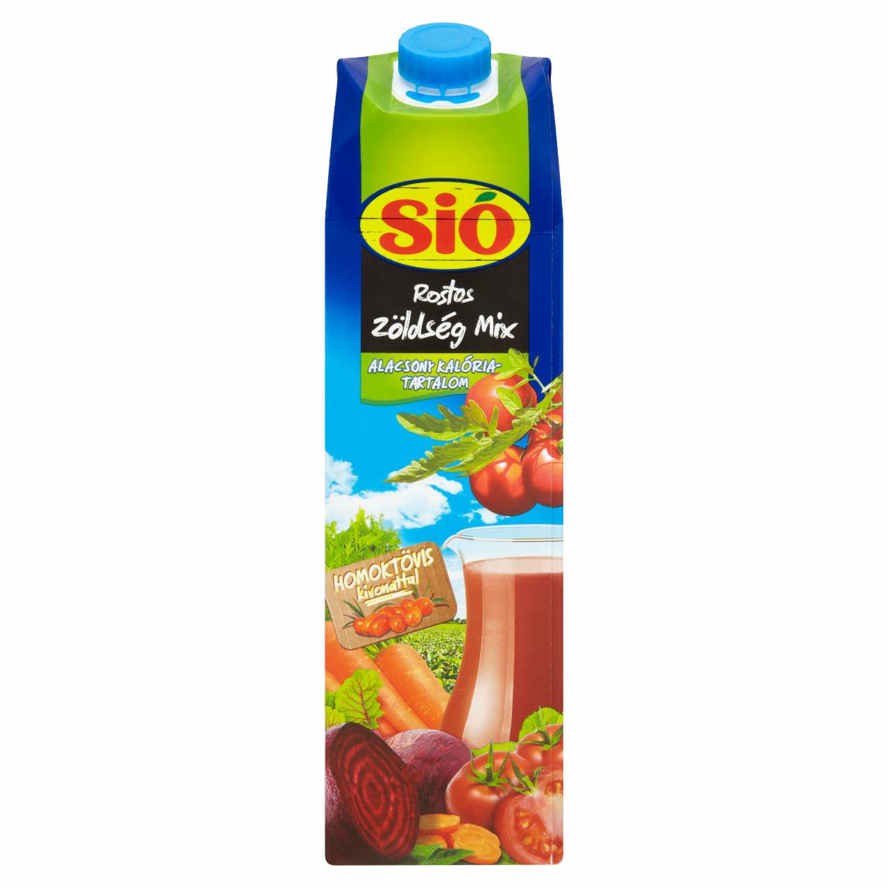 Képek - Sió Rostos Zöldség Mix paradicsom-sárgarépa-cékla zöldség ital 1 l