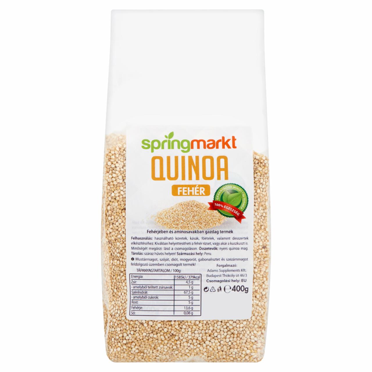 Képek - Springmarkt fehér quinoa 400 g