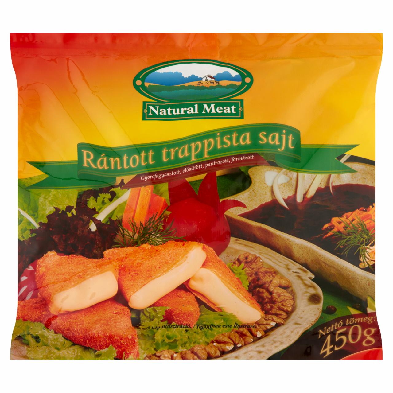 Képek - Natural Meat gyorsfagyasztott rántott trappista sajt 450 g