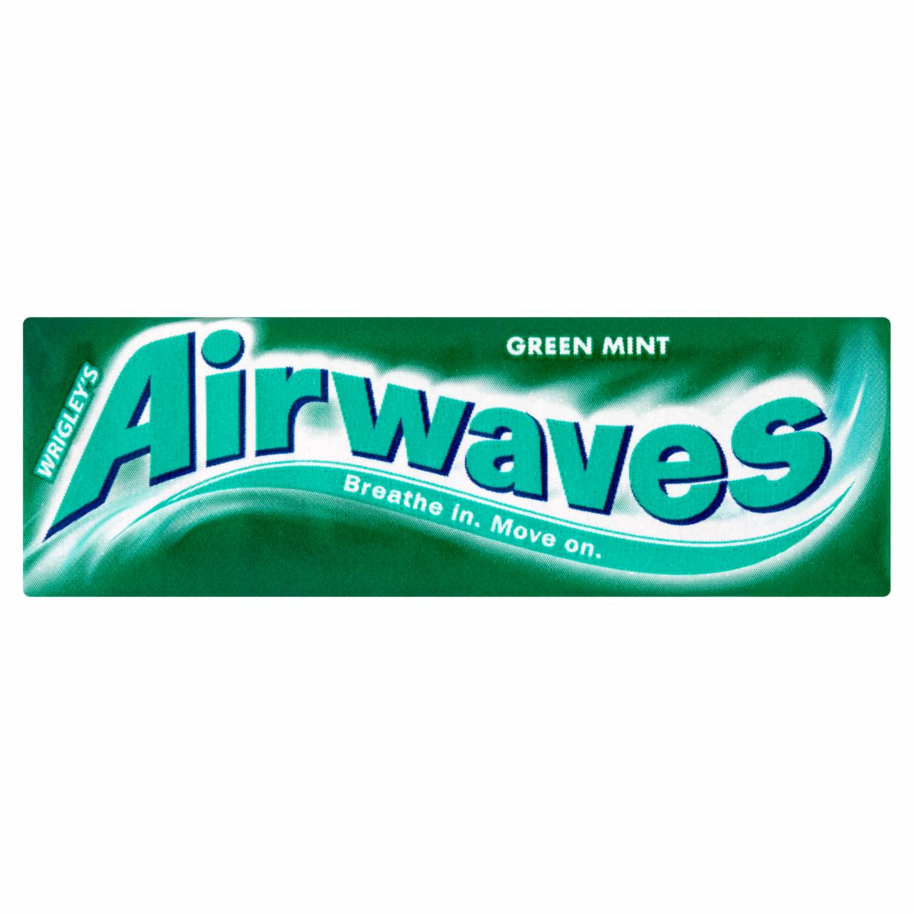 Képek - Airwaves Green Mint drazsé cukormentes rágógumi 14 g