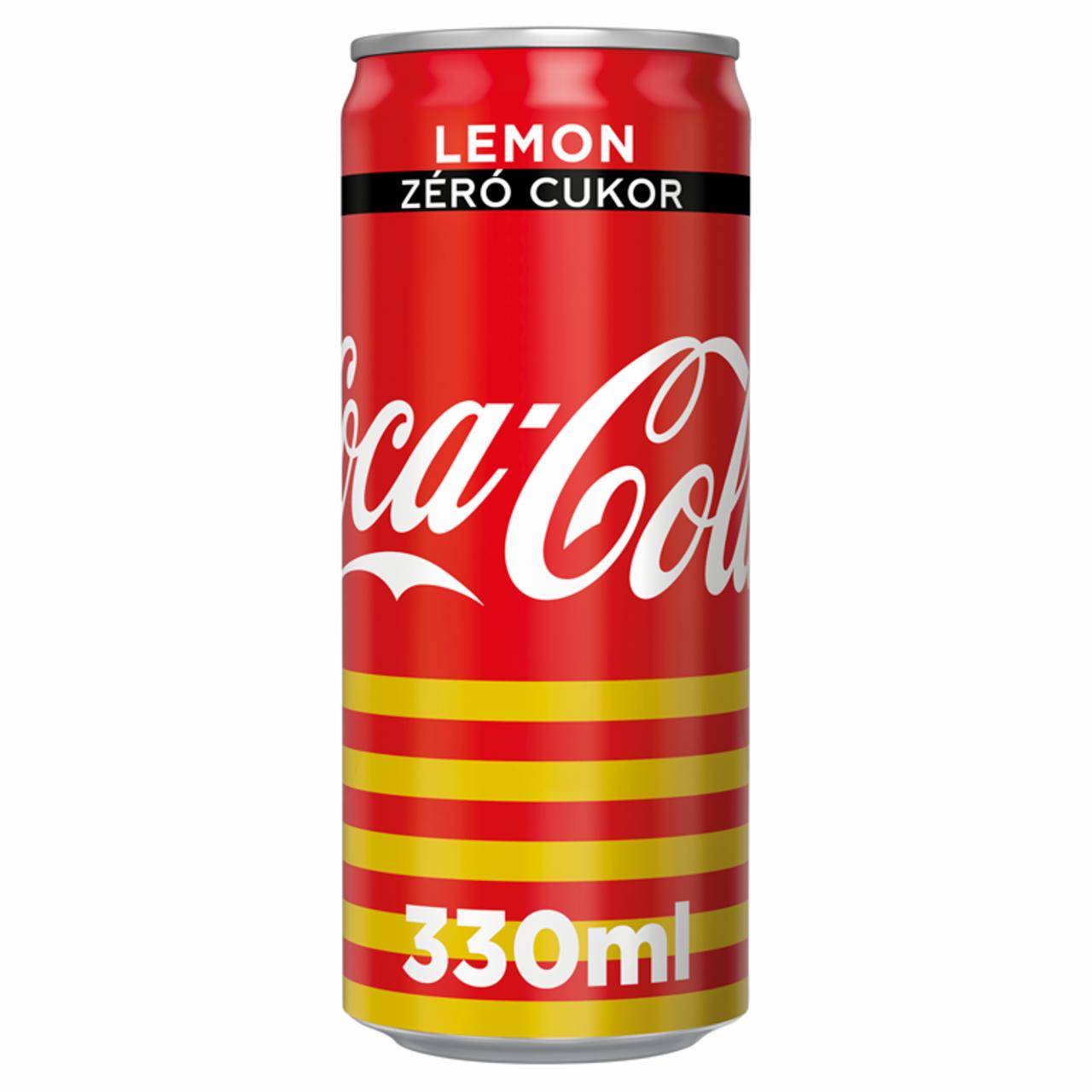 Képek - Coca-Cola Zero cola- és citromízű energiamentes szénsavas üdítőital édesítőszerekkel 330 ml