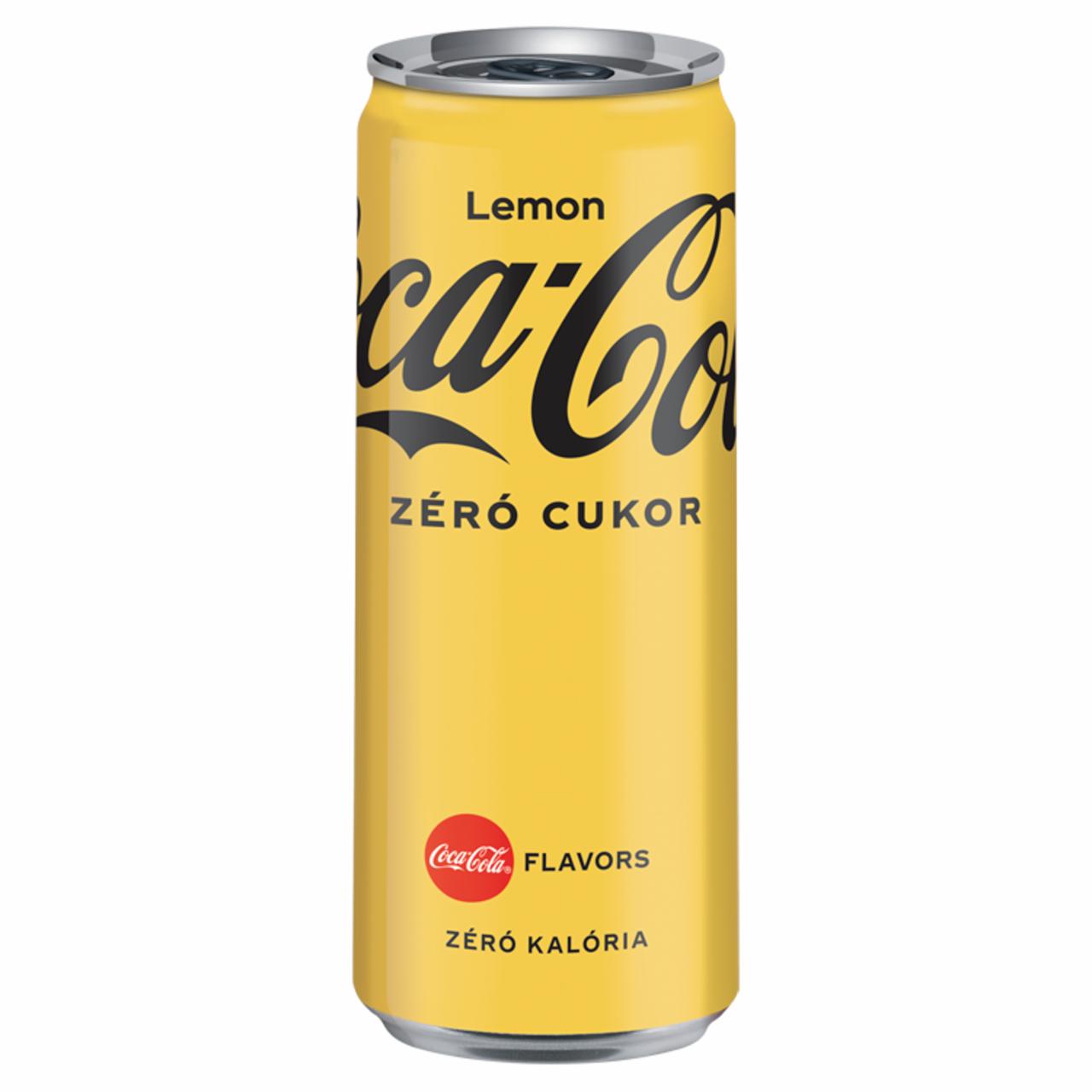 Képek - Coca-Cola Zero cola- és citromízű energiamentes szénsavas üdítőital édesítőszerekkel 330 ml