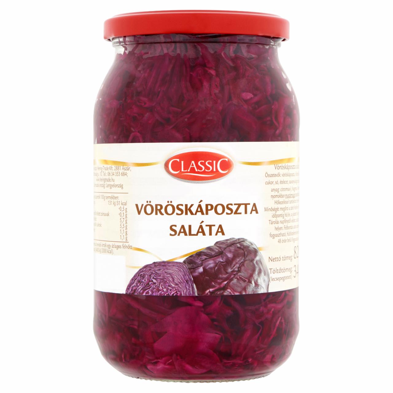 Képek - Classic vöröskáposzta saláta 820 g