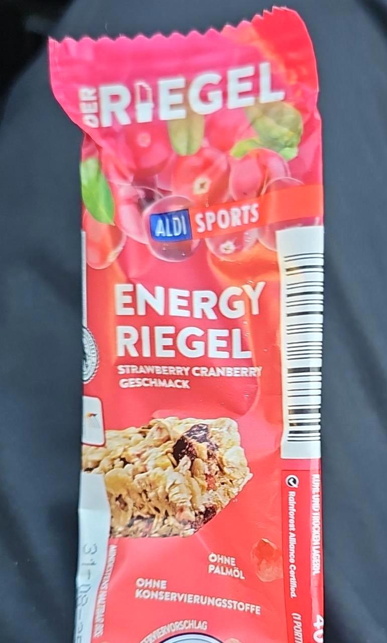 Képek - Energy riegel Strawberry cranberry Aldi sports