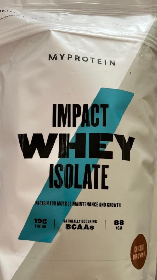 Képek - Impact Whey Isolate Chocolate Brownie Myprotein