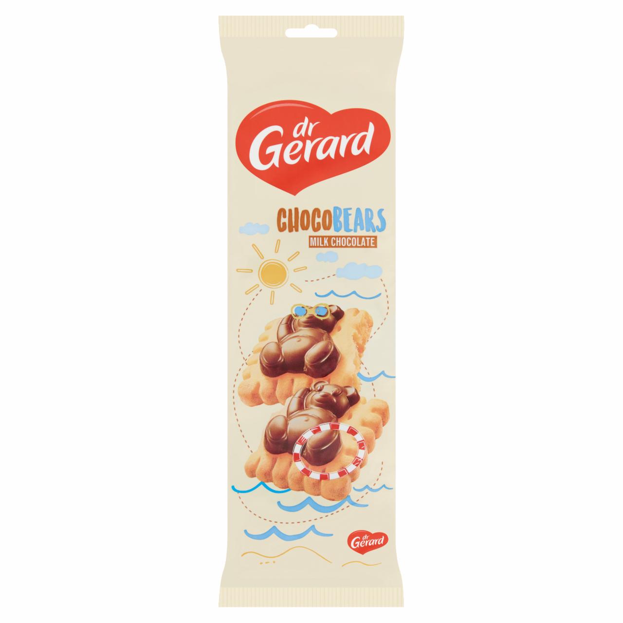 Képek - Dr Gerard ChocoBears tejszínes krémmel töltött tejcsokoládés keksz 116 g