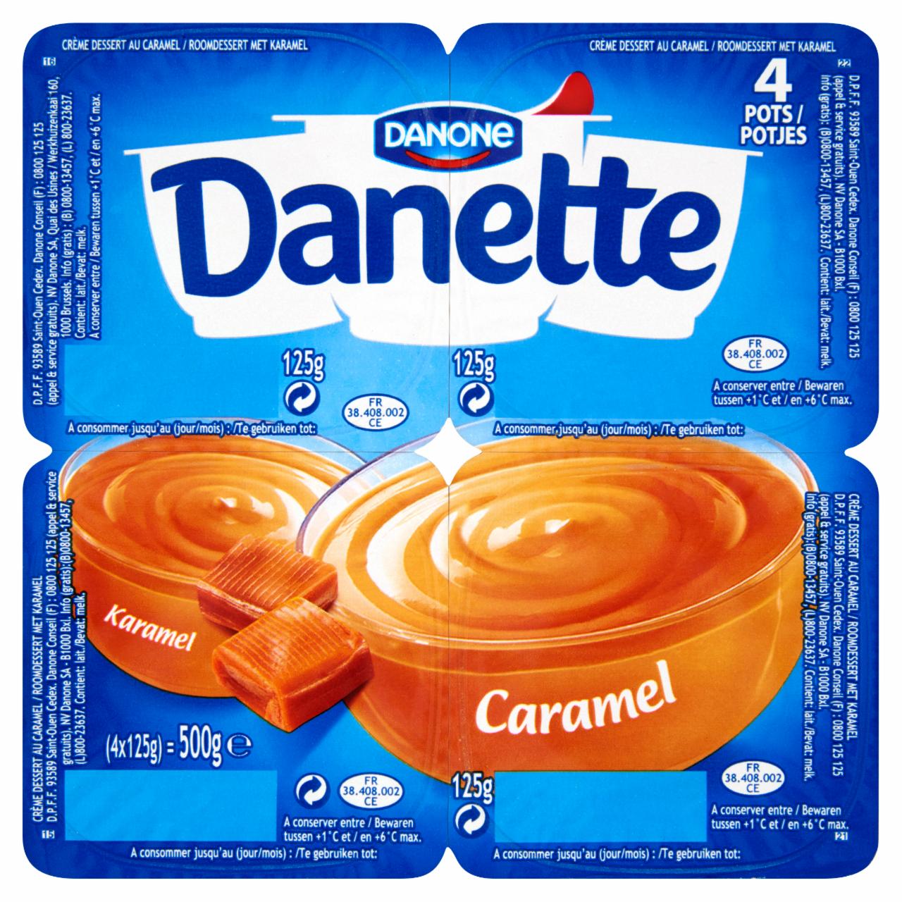Képek - Danone Danette karamellízű puding 4 x 125 g