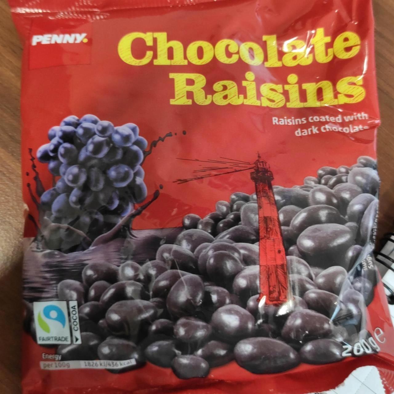 Képek - Chocolate raisins Dark chocolate Penny