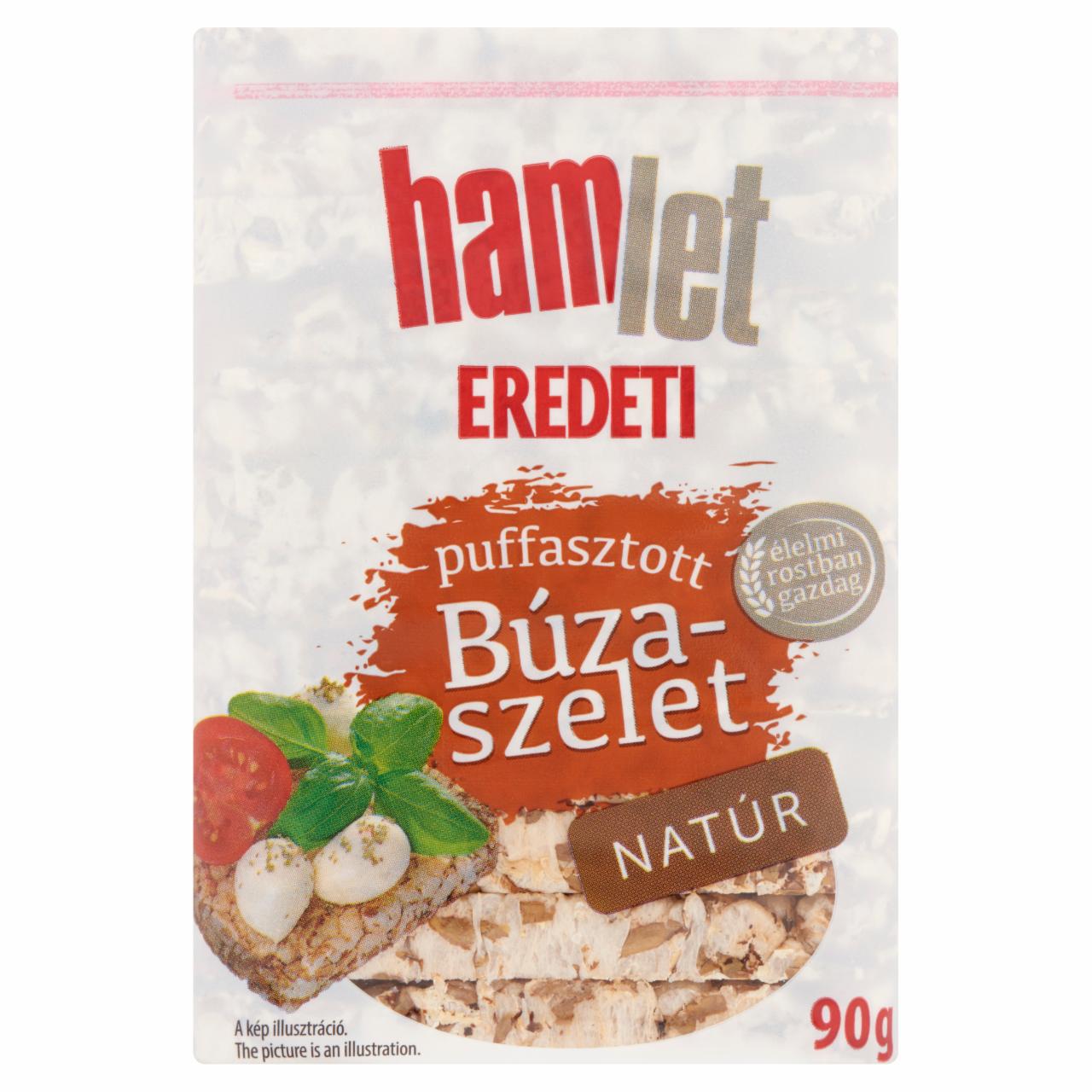 Képek - Ham-let Eredeti natúr puffasztott búzaszelet 90 g