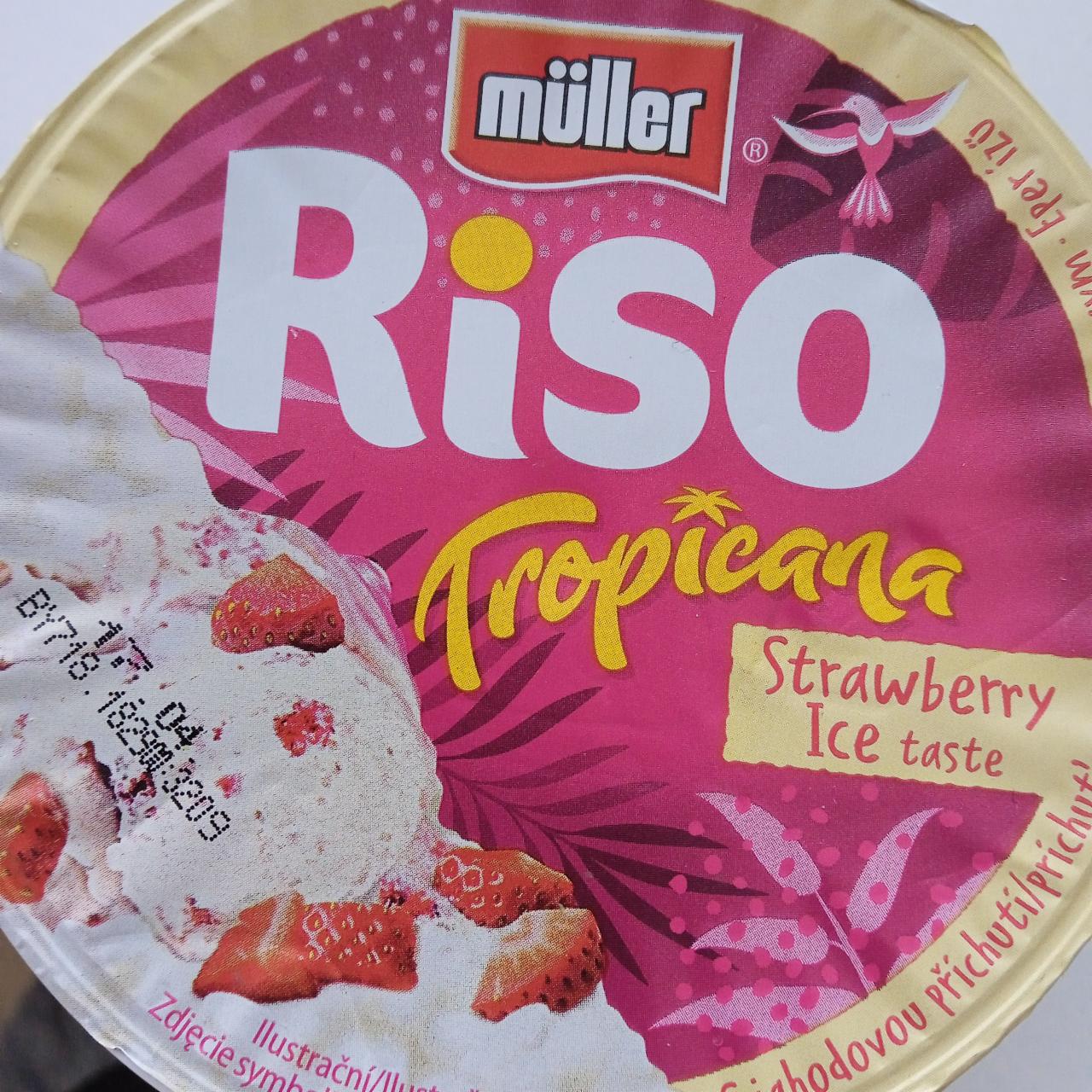 Képek - Müller Riso Tropicana eper ízű tejberizs desszert 175 g