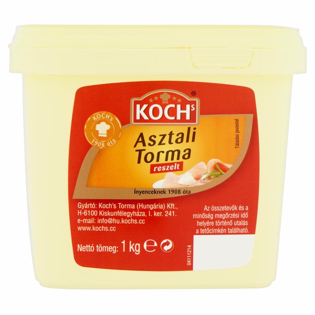 Képek - Koch's reszelt asztali torma 1 kg