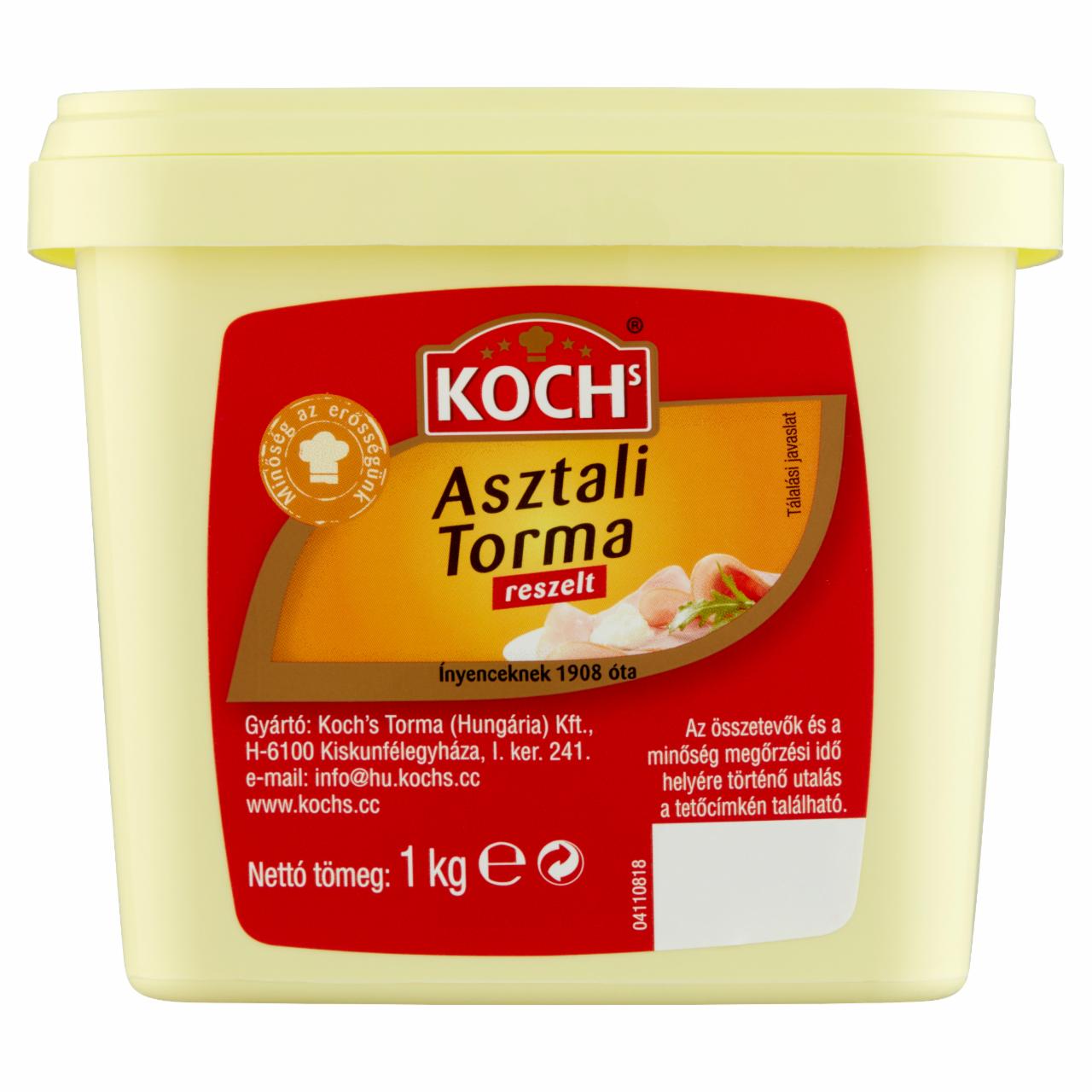 Képek - Koch's reszelt asztali torma 1 kg