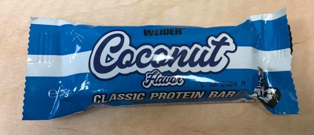 Képek - Classic protein bar Coconut flavour Weider