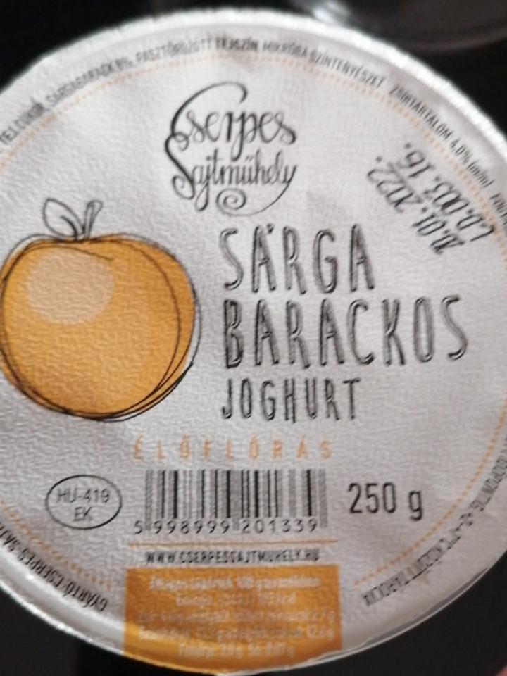 Képek - Cserpes Sajtműhely sárgabarackos élőflórás joghurt 250 g