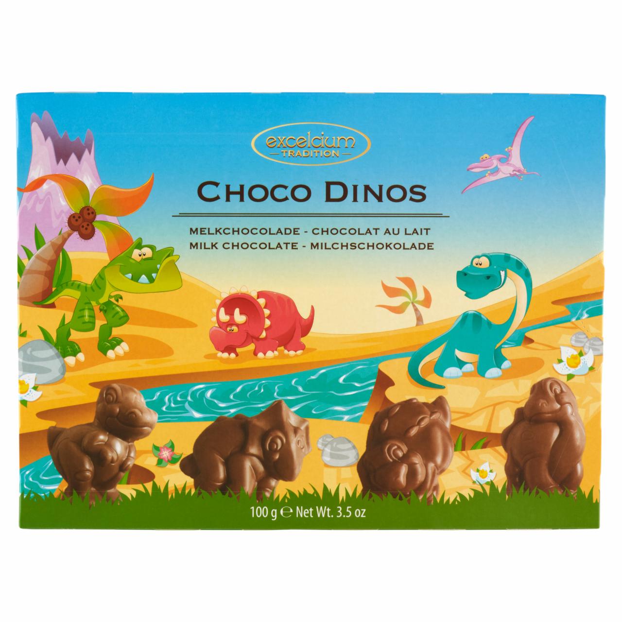 Képek - Excelcium Choco Dinos tejcsokoládé 100 g
