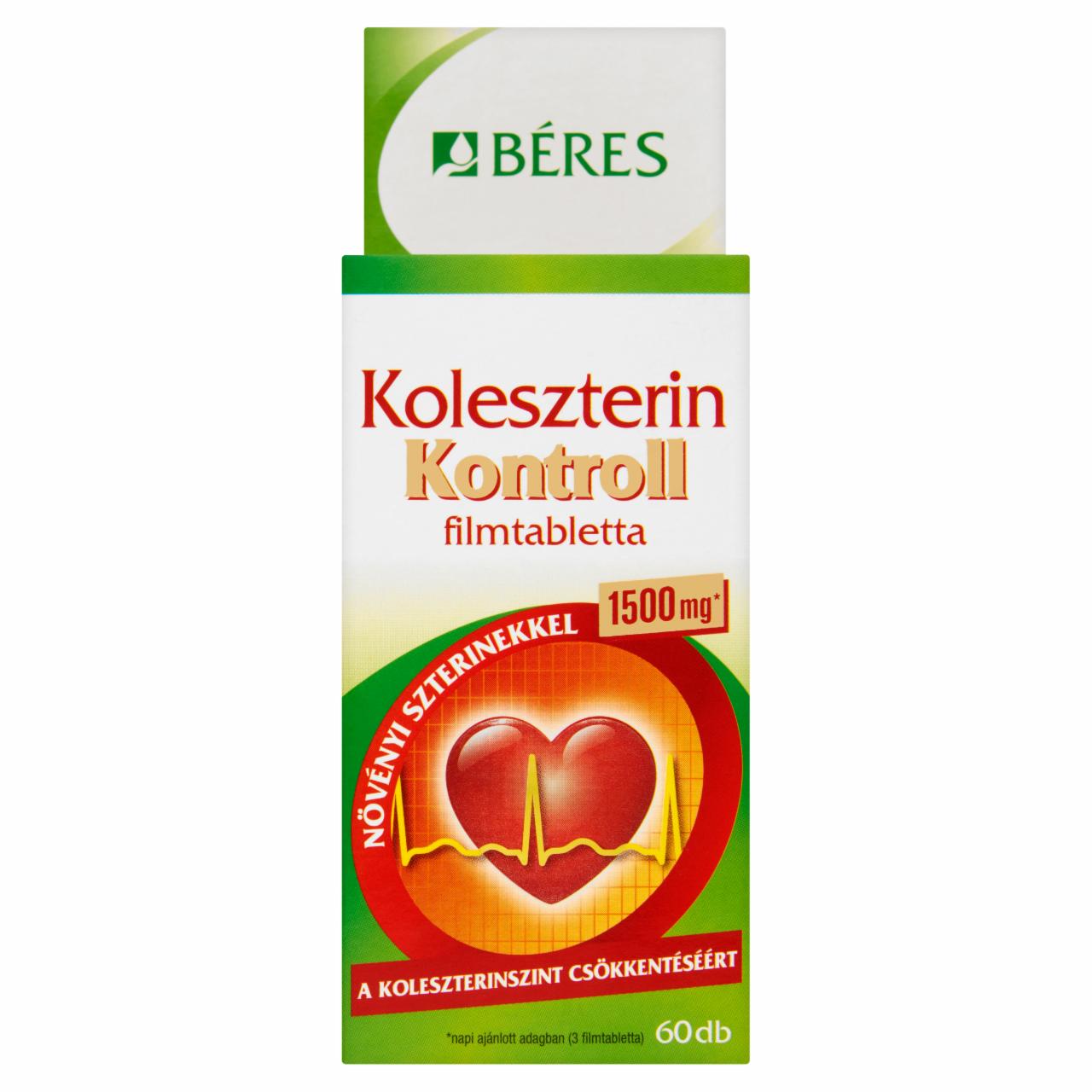 Képek - Béres Koleszterin Kontroll filmtabletta 60 x 1,19 g (71,4 g)