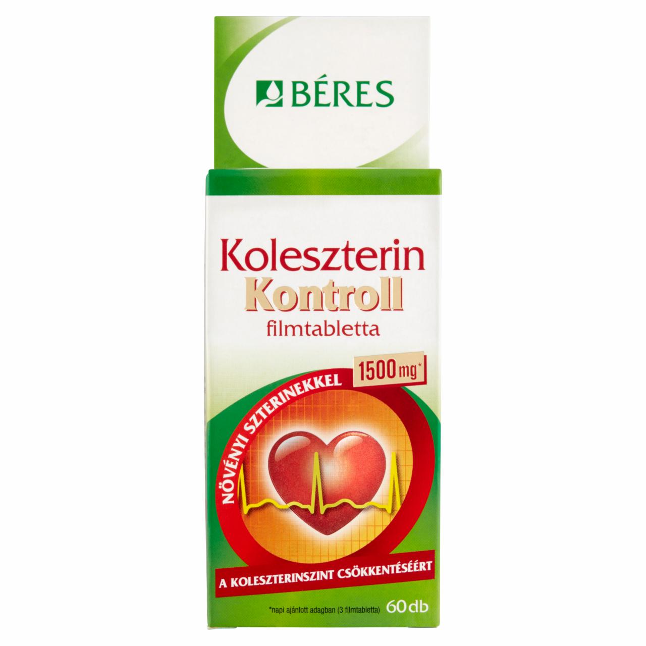 Képek - Béres Koleszterin Kontroll filmtabletta 60 x 1,19 g (71,4 g)