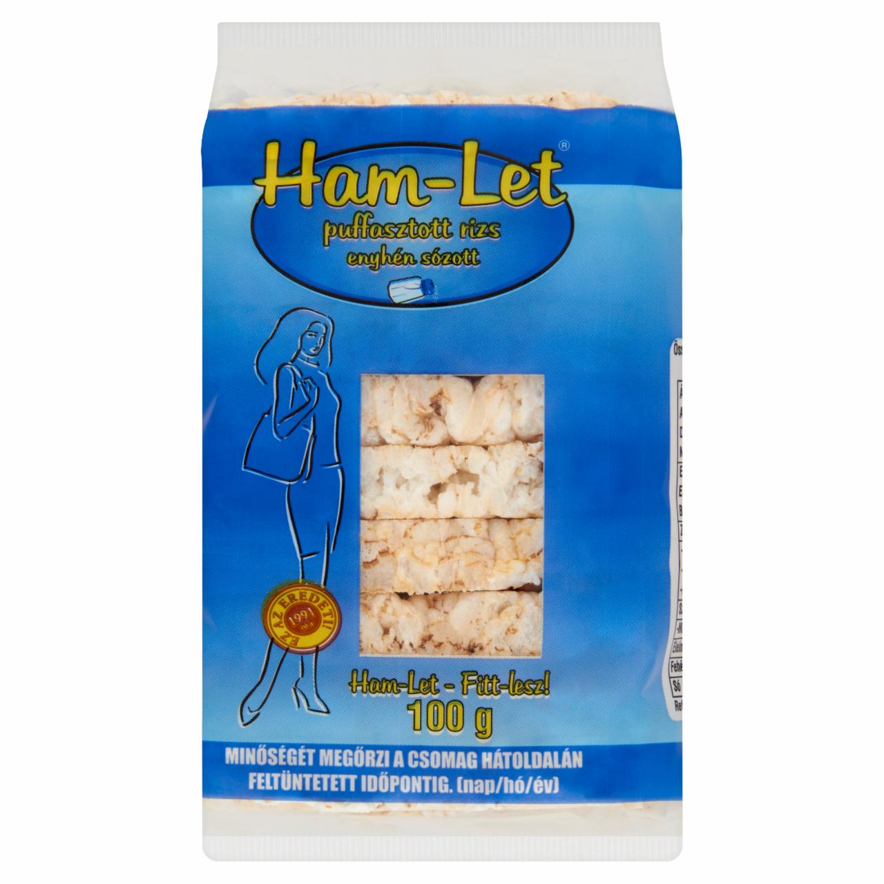 Képek - Ham-Let enyhén sós puffasztott rizs 100 g