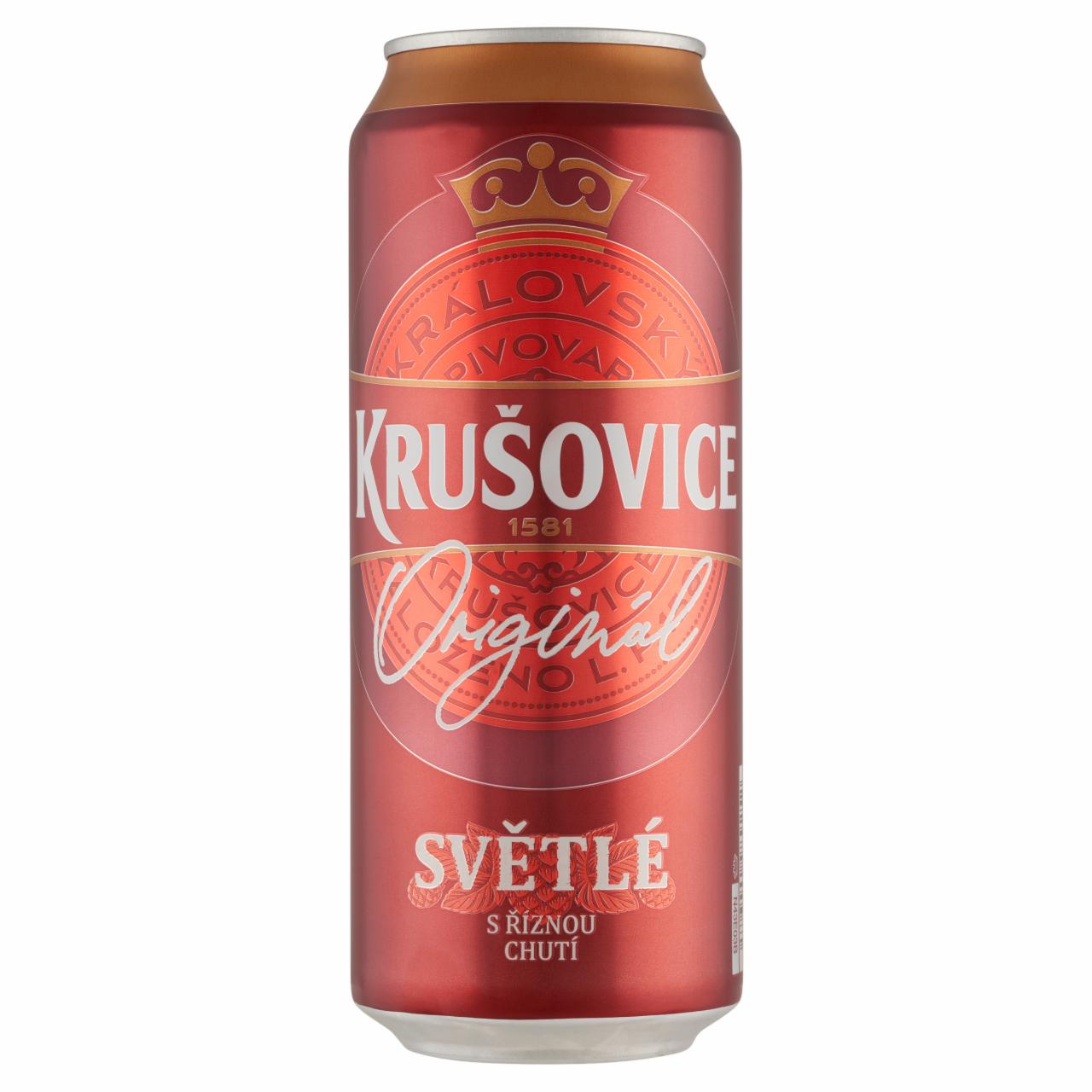 Képek - Krušovice Originál import világos sör 4,2% 500 ml