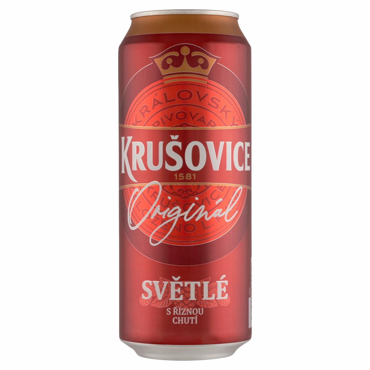 Képek - Krušovice Originál import világos sör 4,2% 500 ml