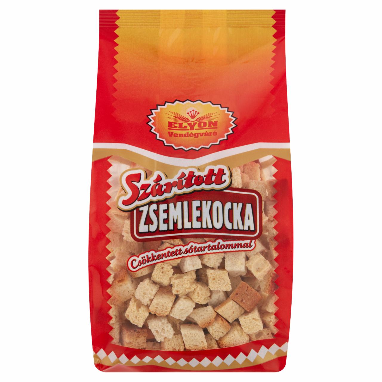 Képek - Elyon Vendégváró szárított zsemlekocka csökkentett sótartalommal 150 g