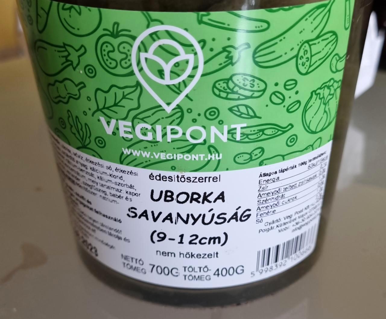 Képek - Uborka savanyúság 9 - 12 cm Vegipont